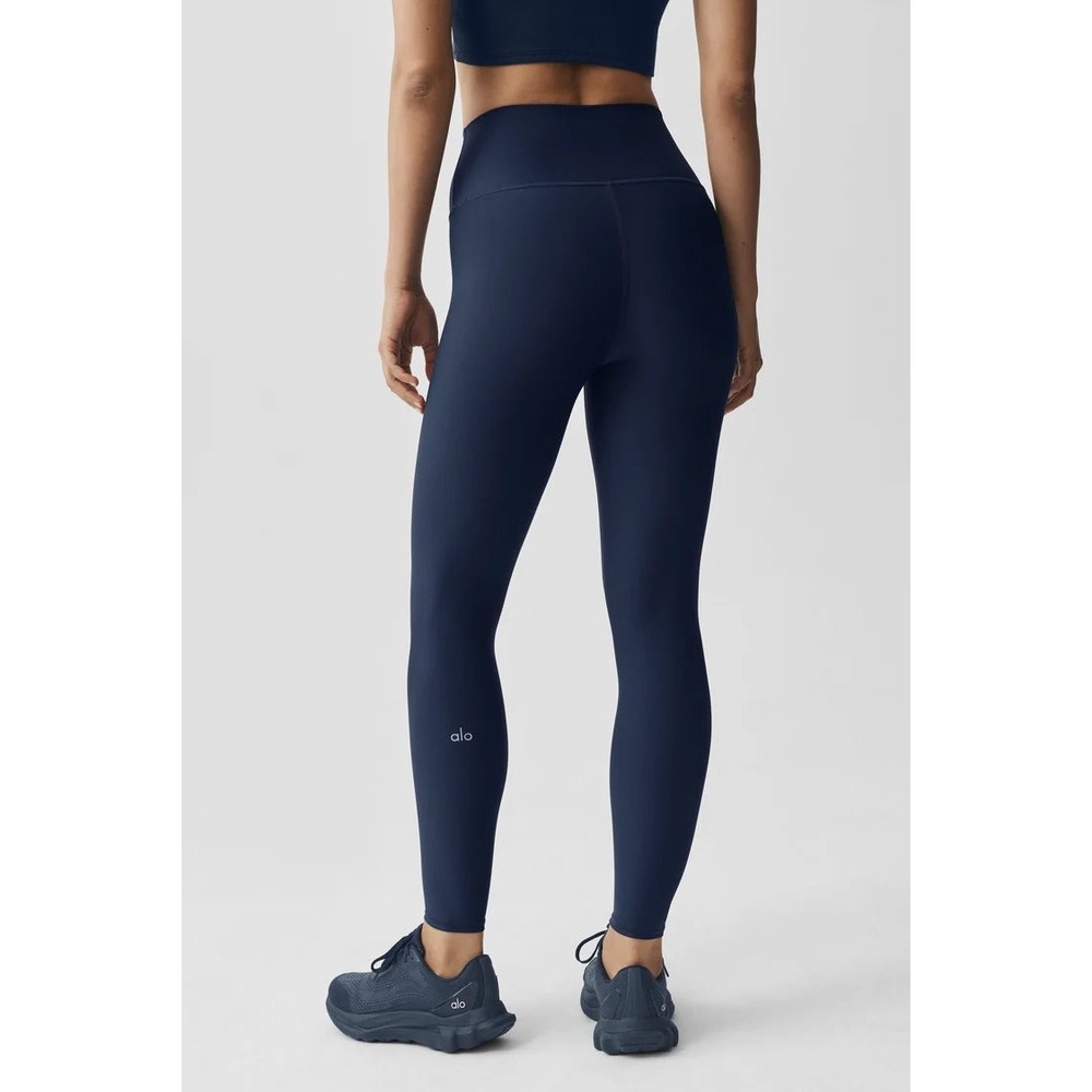 Alo Yoga High-Waist Airlift Legging Navy Blue Size M 29 Inch Inseam